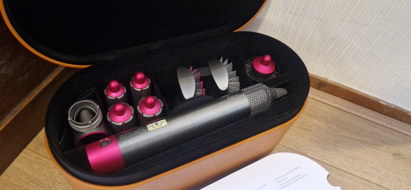 Dyson Airwrap Complete Styler met accessoires, Ophalen of Verzenden, Zo goed als nieuw, Haarverzorging