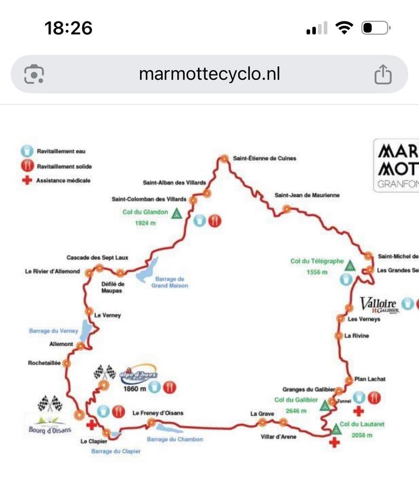 Startbewijs Granfondo cyclingclassics Marmotte 2026, Drie personen of meer