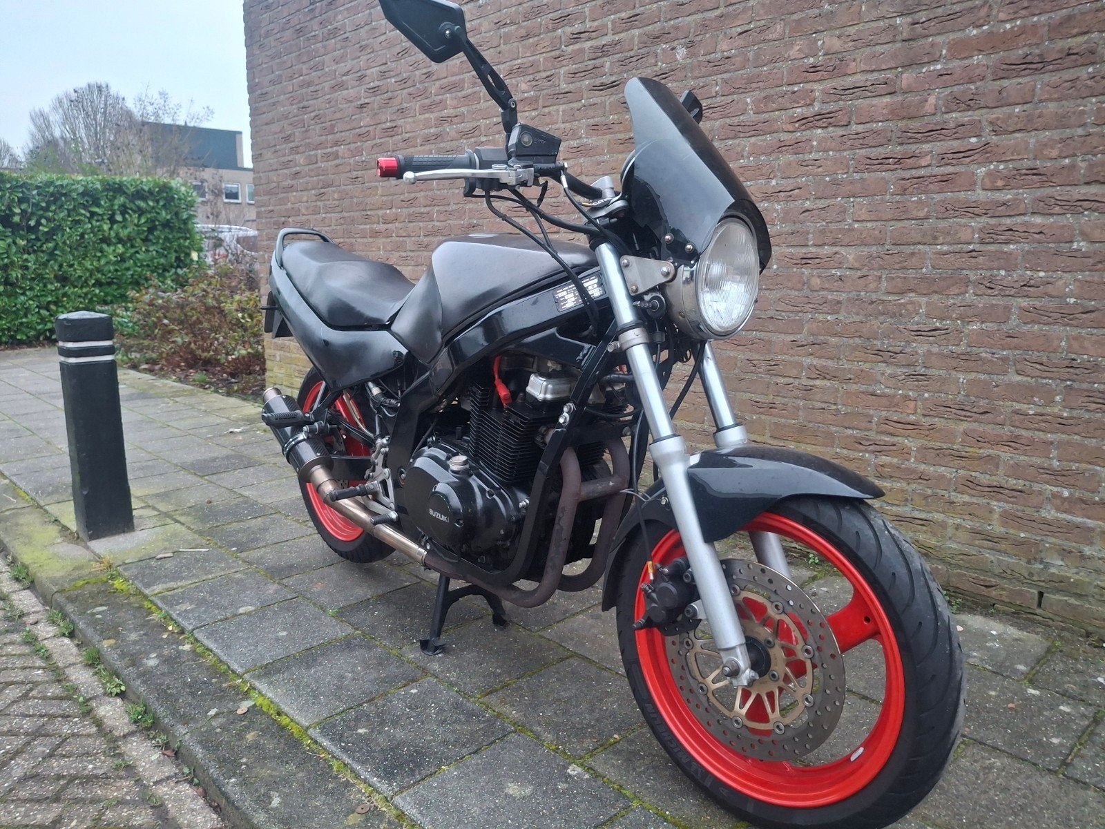 Suzuki gs500, 2 cilinders, Gebruikt, Particulier, Sportuitlaat