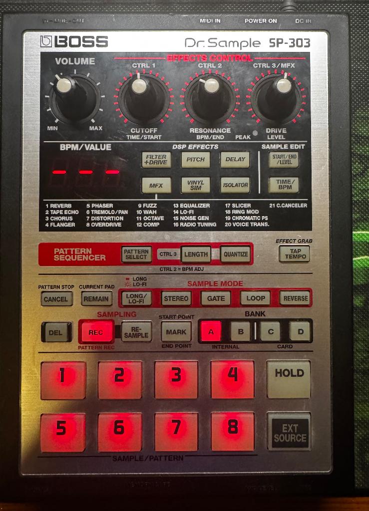 Boss SP-303 Dr. Sample, Muziek en Instrumenten, Ophalen, Gebruikt