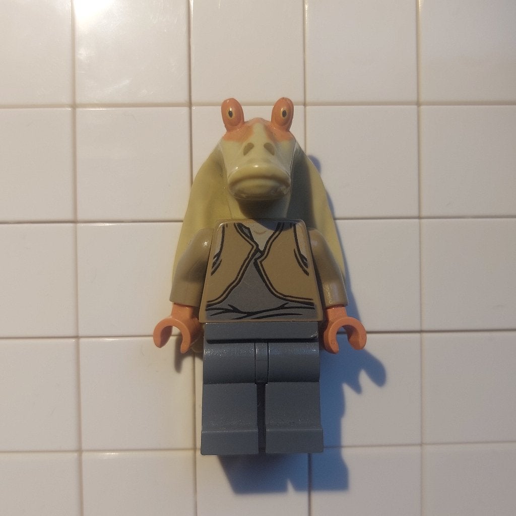 LEGO Star Wars Minifig - Jar Jar Binks - sw0301, Ophalen of Verzenden, Zo goed als nieuw