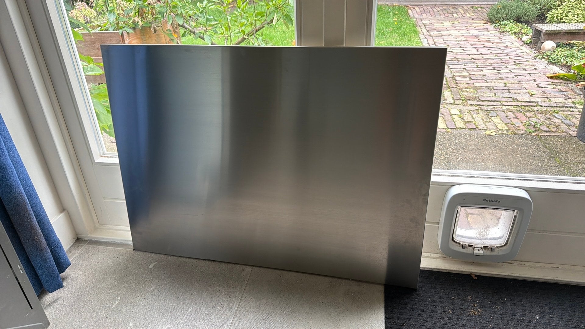 Achterplaat spatscherm SMEG 90 bij 65, Ophalen, Gebruikt, 50 tot 100 cm, Minder dan 25 cm