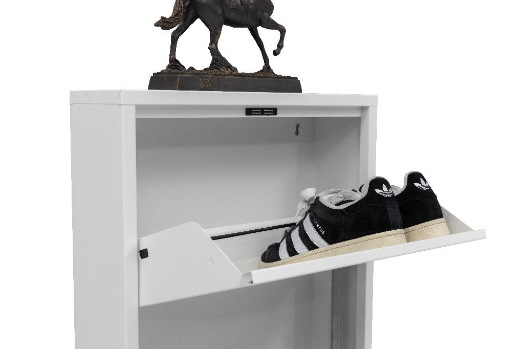 ALRECU Schoenenkast 5 kleppen wit - zwart - grijs (nieuw), Ophalen of Verzenden, Nieuw, Overzichtelijk opbergen van jouw kostbare schoenen