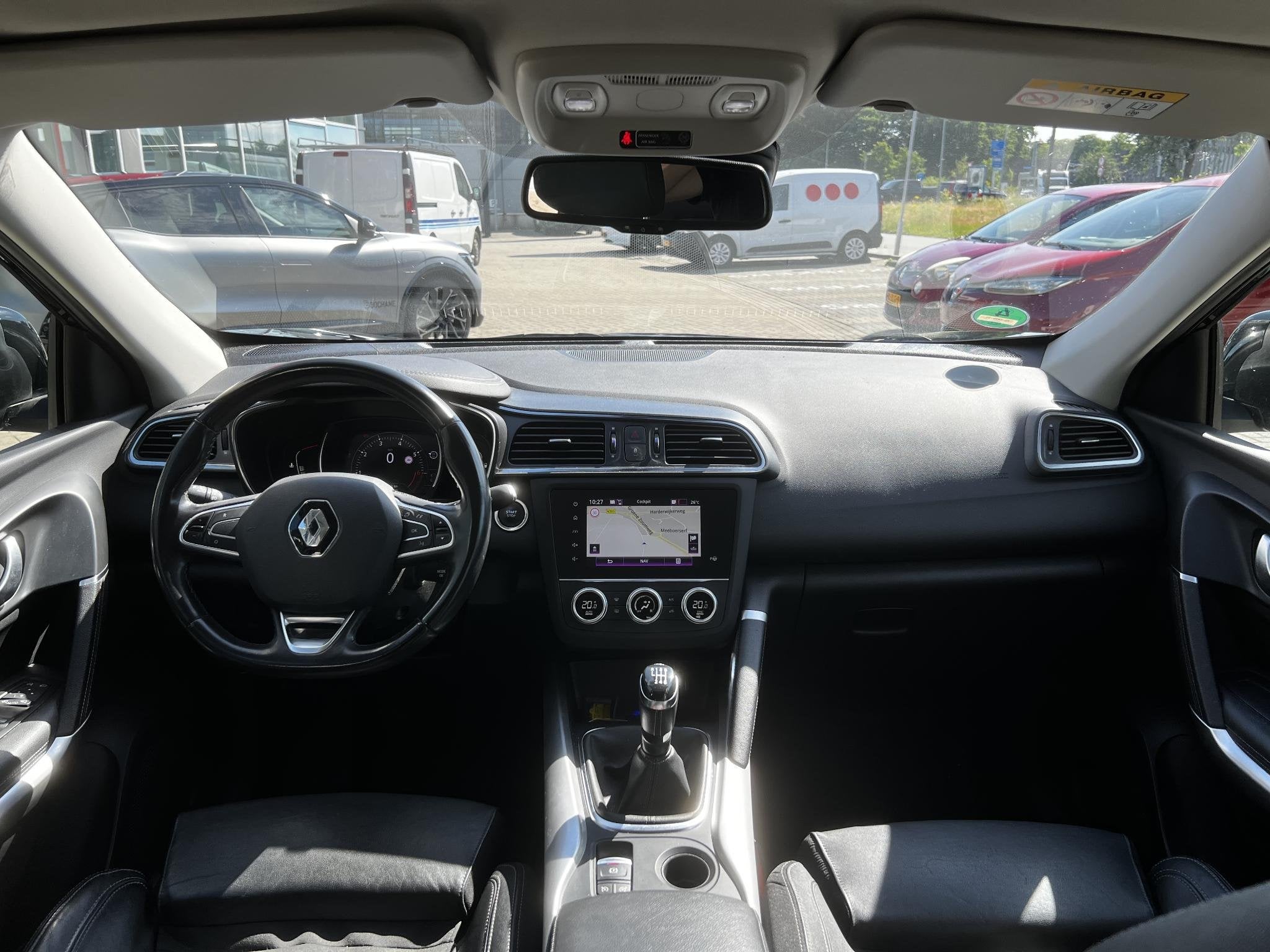 Renault Kadjar 1.3 TCe Intens | Lederen bekleding | Camera |, Auto's, Renault, Kadjar, Gebruikt, Zwart, Bedrijf