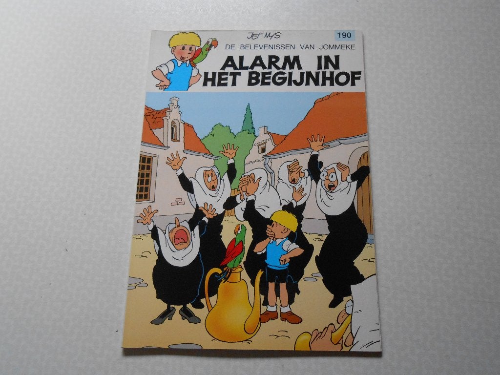 Jommeke 190 Alarm in het begijnhof 1996 1 ste druk., Boeken, Jef Nys, Eén stripboek, Nieuw, Ophalen of Verzenden