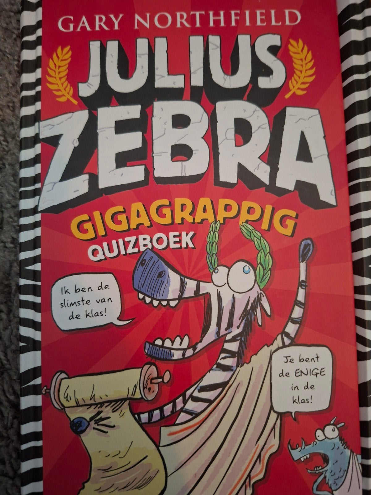 Julius Zebra: Hoe word ik een gladiator & Gigagrappig Quizbo, Ophalen of Verzenden, Zo goed als nieuw, Gary Northfield, Fictie algemeen