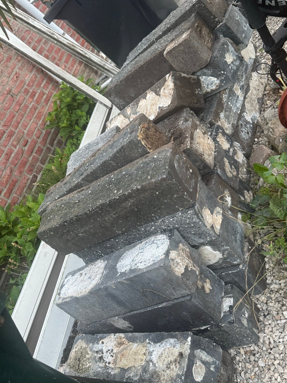22 Antraciet Graniet Stapelblokken 60x15x15 cm, Ophalen, Gebruikt, Blok, Natuursteen