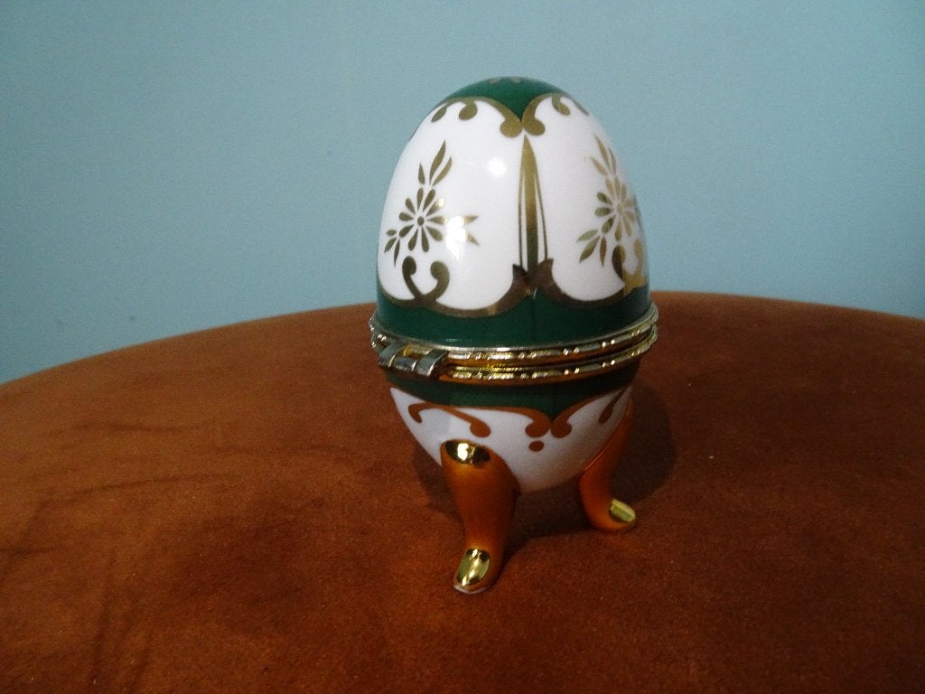 Fabergé ei replica! sieraden doosje., Antiek en Kunst, Ophalen of Verzenden