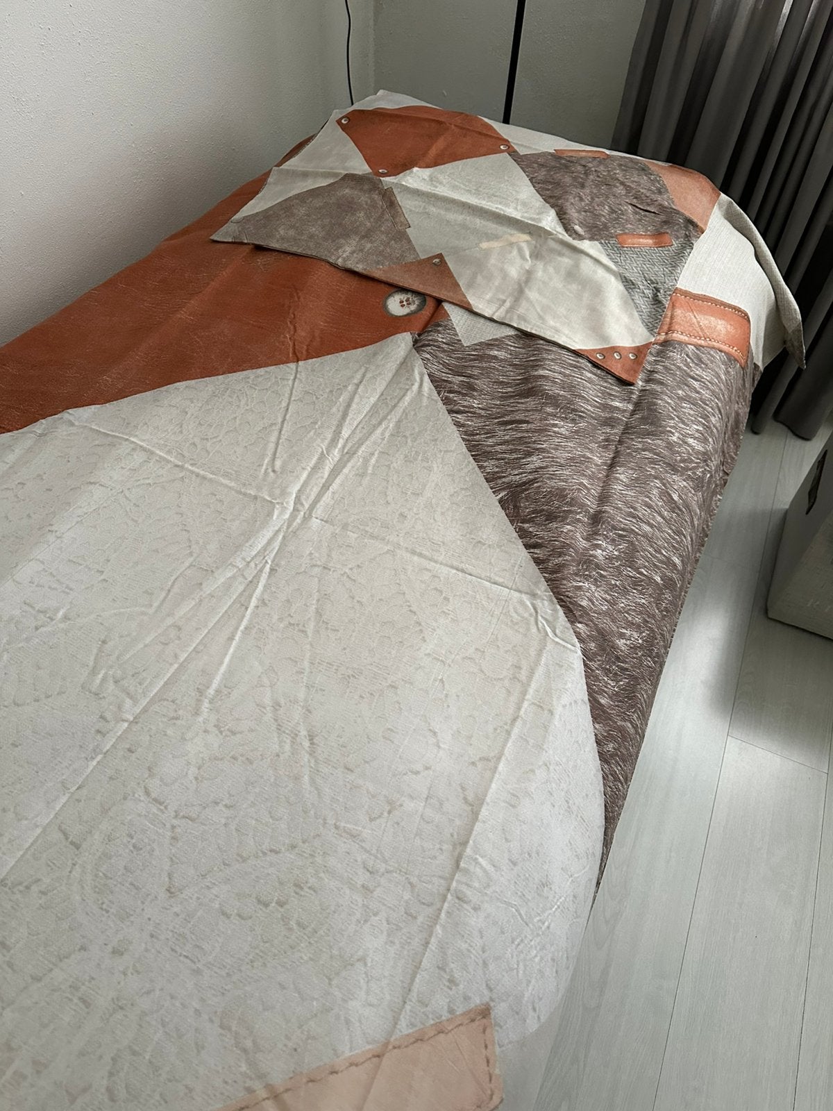 Dekbedovertrek 1 persoons bed, Ophalen, Zo goed als nieuw, Eenpersoons, Dekbedovertrek