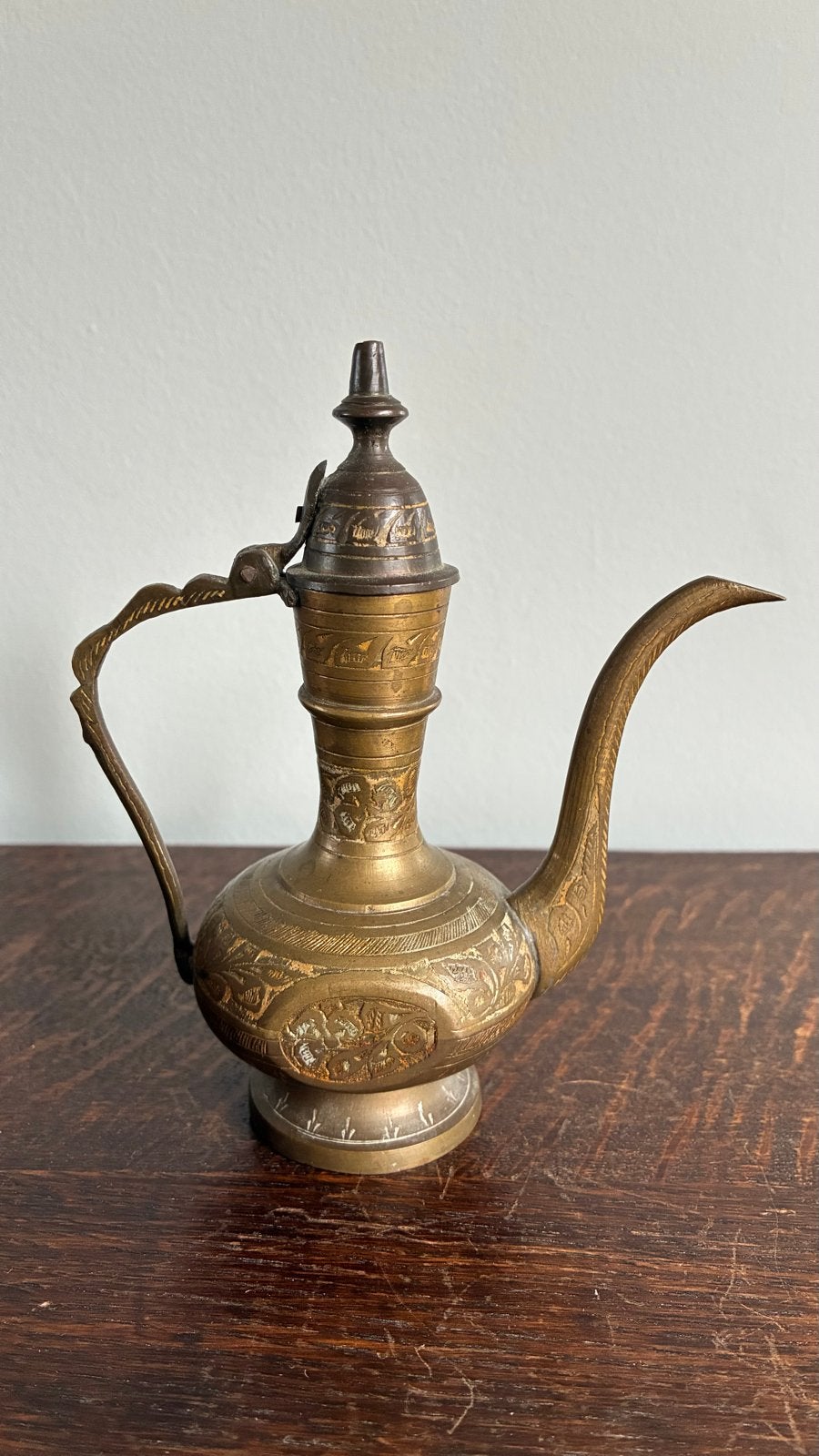 Prachtige vintage messing Aftaba 14 cm, Ophalen of Verzenden, Koper