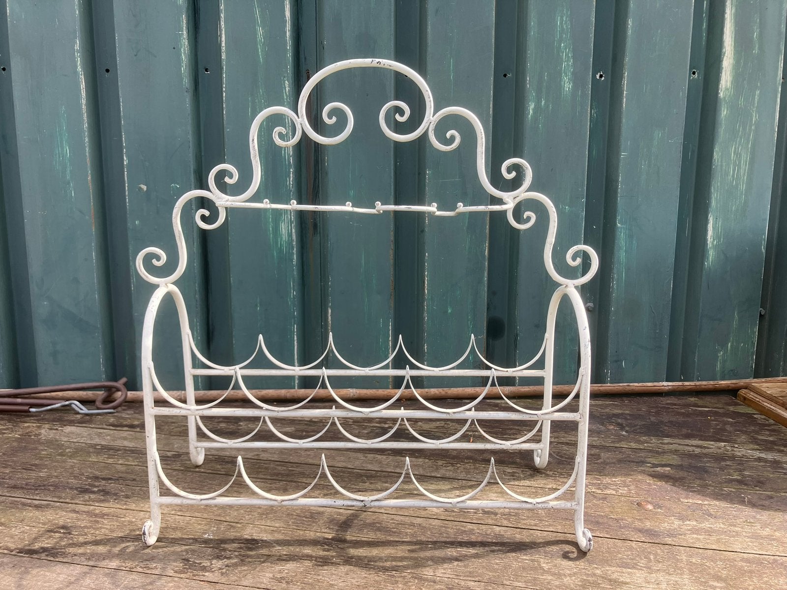 Brocante Wijnrek, Huis en Inrichting, Woonaccessoires | Wijnrekken, 50 – 75, 5 tot 15 flessen, Ophalen of Verzenden, Zo goed als nieuw