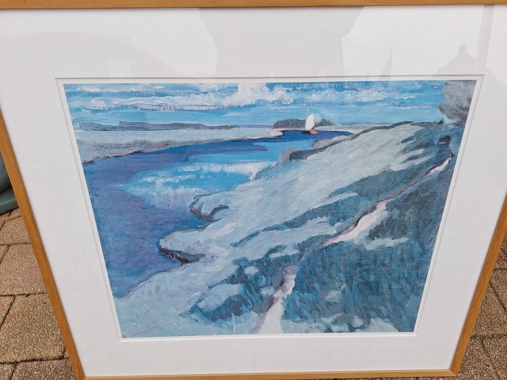 Het Reitdiep Jan Altink Koppermaandag Groninger Ploeg, Antiek en Kunst, Ophalen