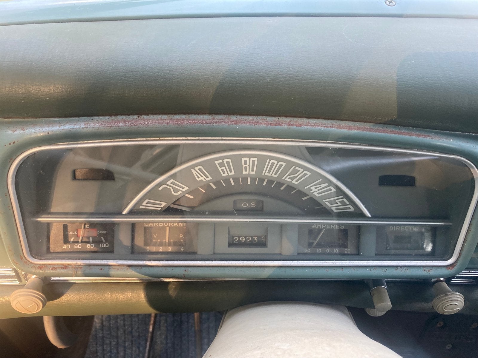 Peugeot 403 Commerciale 1960 blauw, foto 12