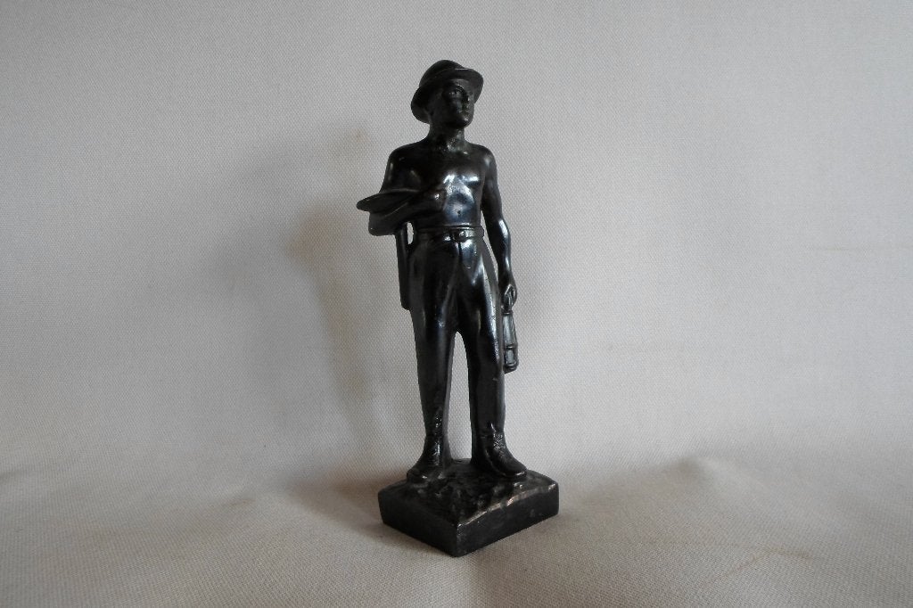 Beeld Mijnwerker R. Scali, Ophalen of Verzenden, Zo goed als nieuw, Mens