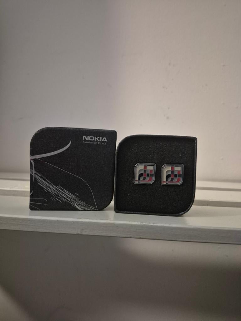 Nokia Manchetknopen - Uniek Design, Sieraden, Tassen en Uiterlijk, Manchetknopen, Ophalen of Verzenden, Zo goed als nieuw, Overige materialen