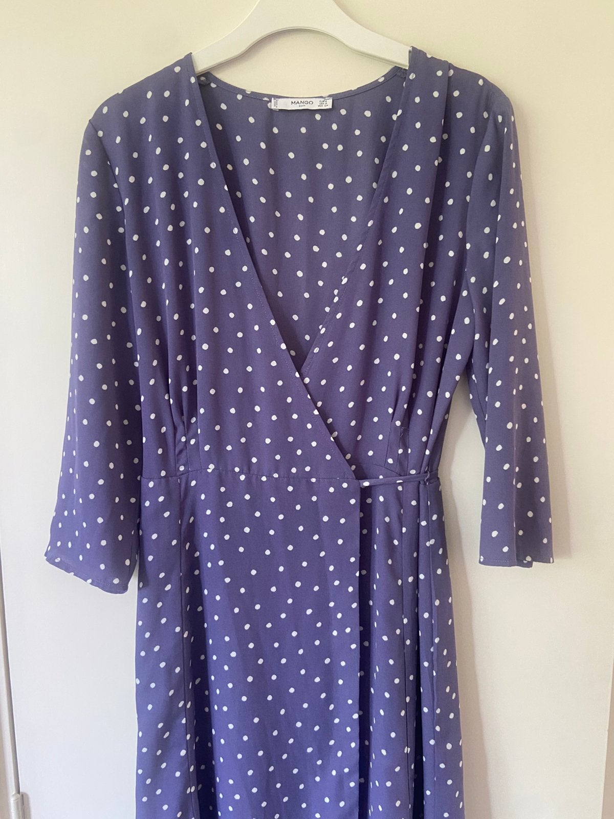 Jurk van Mango, Kleding | Dames, Jurken, Paars, Ophalen of Verzenden, Zo goed als nieuw, Maat 36 (S)