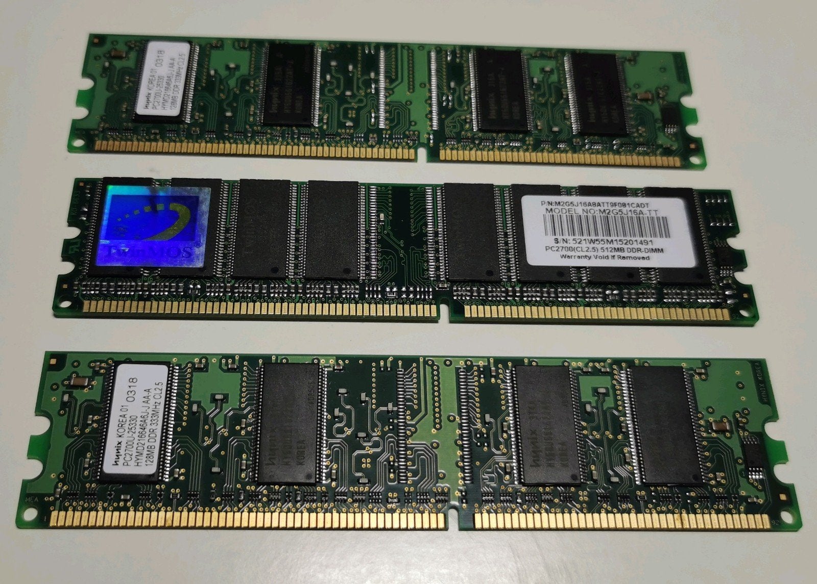 DDR Ramgeheugen voor Desktop - Diverse Groottes, Computers en Software, RAM geheugen, 333 MHz, Ophalen of Verzenden, DDR, Desktop