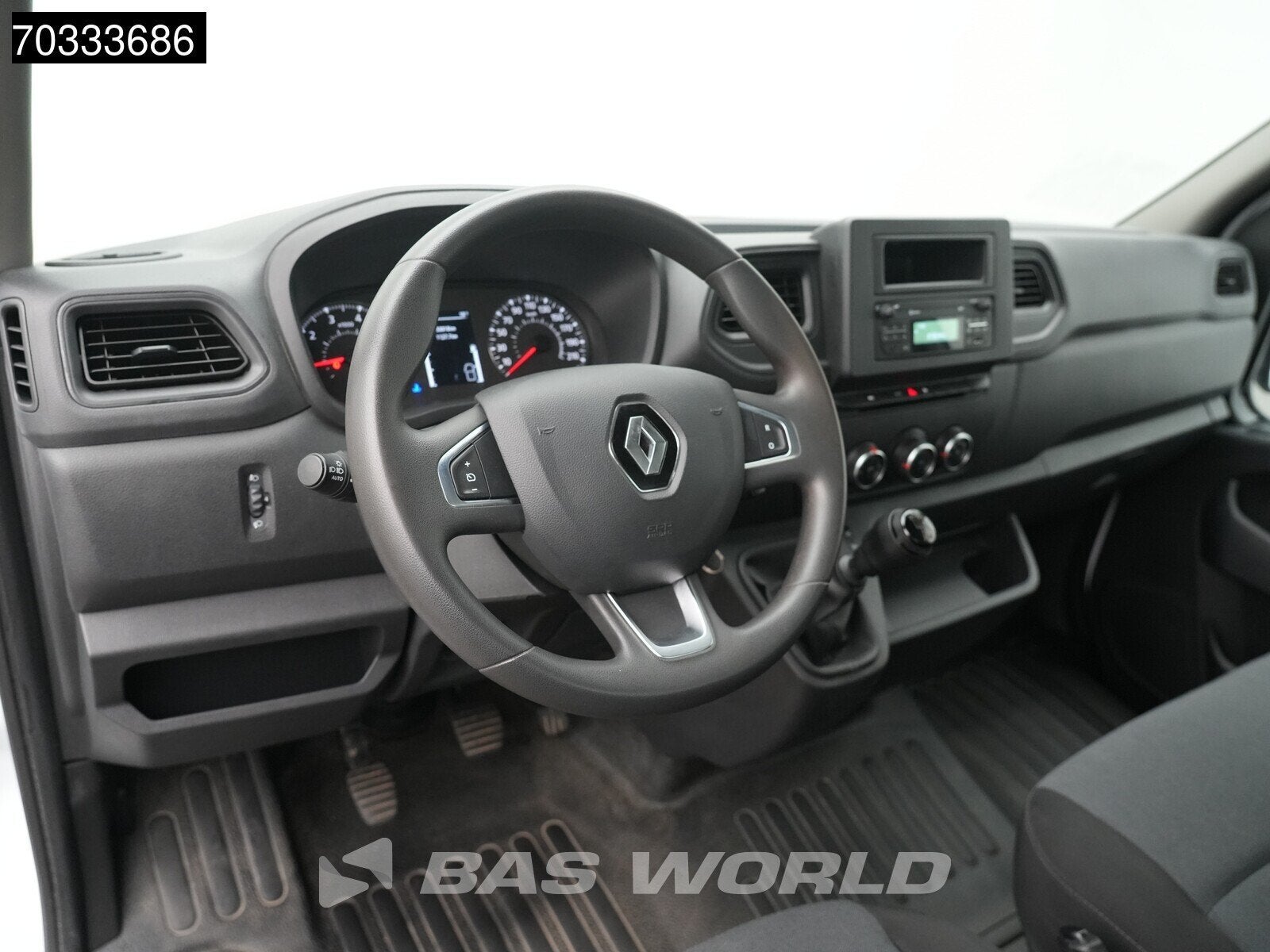 Renault Master 130PK Kipper Dubbellucht 3,5t Trekhaak Airco, Auto's, Stof, Gebruikt, Euro 6, 4 cilinders