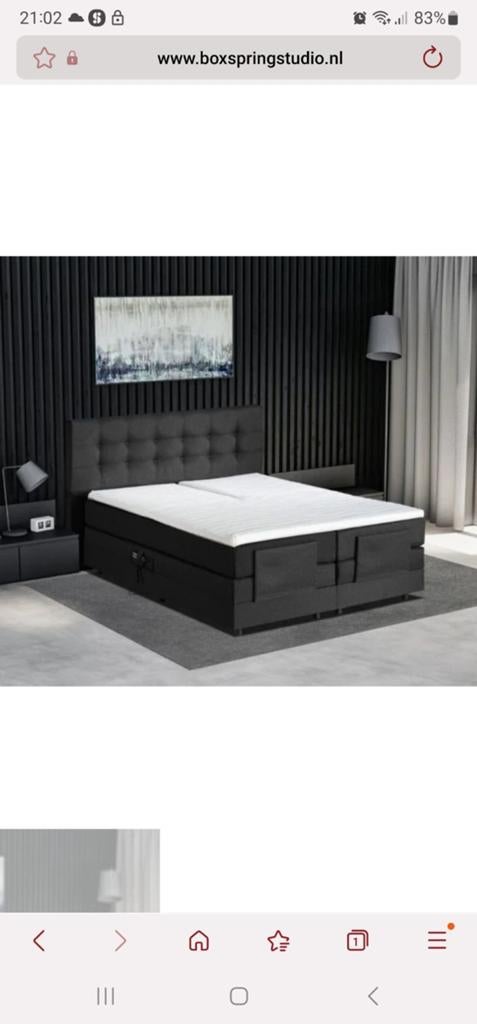 Boxspring Gratis, Ophalen, Gebruikt, Tweepersoons, 160 cm