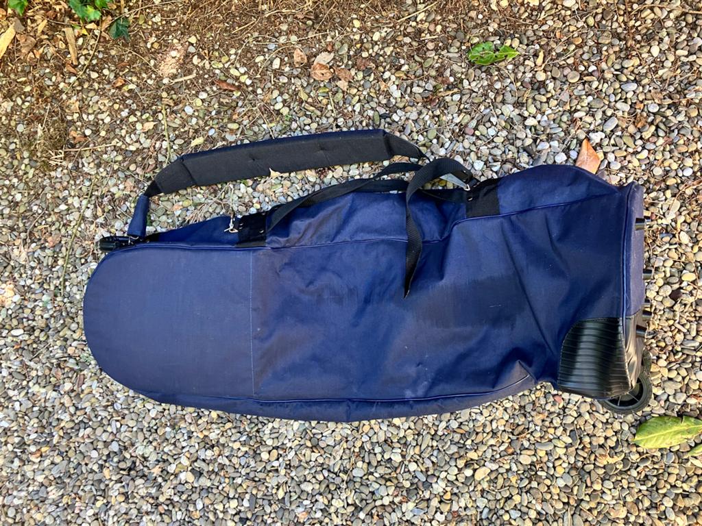 Pin High Golf Travel Bag met wielen - Blauw, Sport en Fitness, Ophalen, Gebruikt, Tas, Overige merken