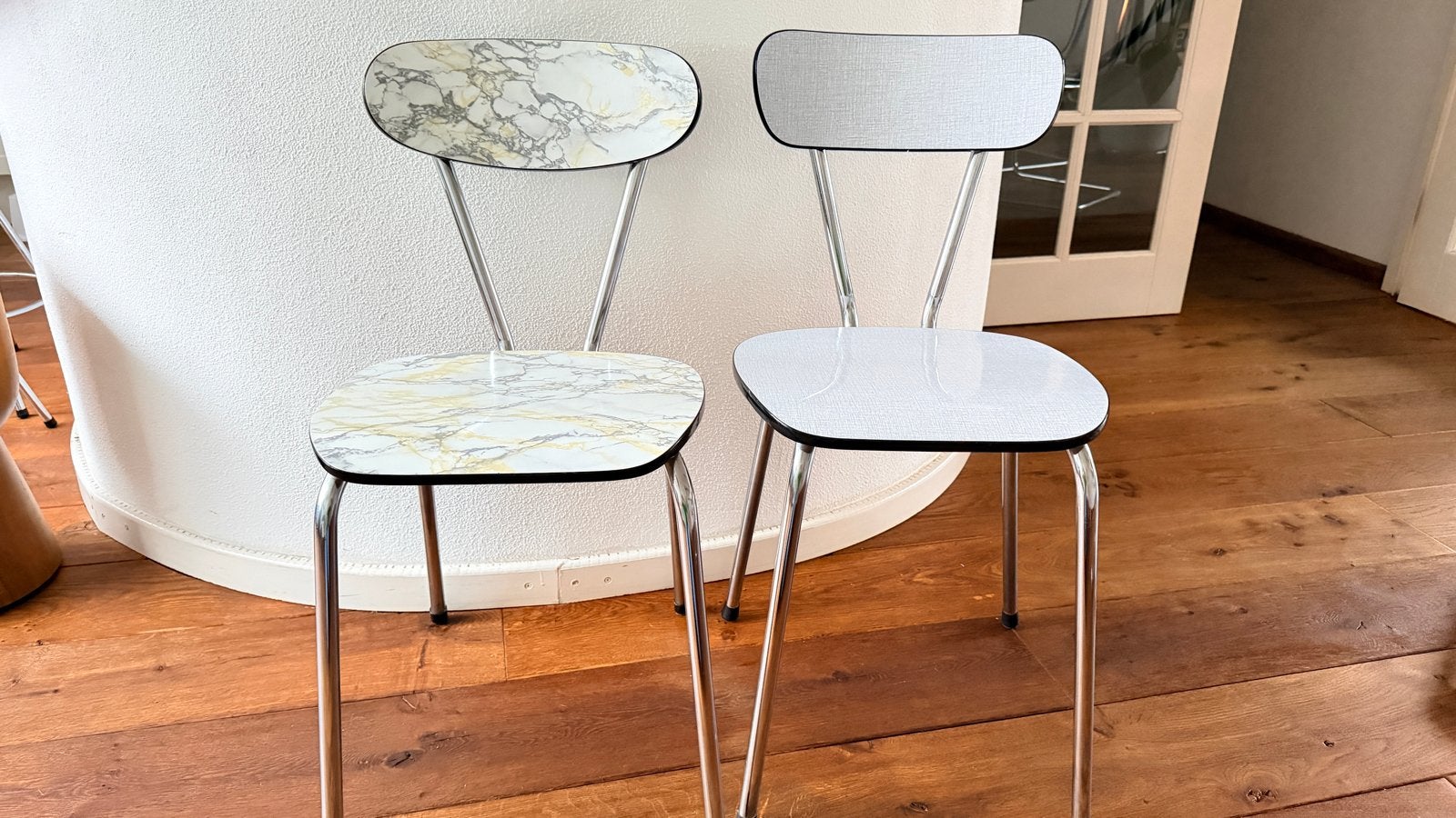 Formica stoelen 60er jaren, Ophalen, Overige materialen, Gebruikt, Twee