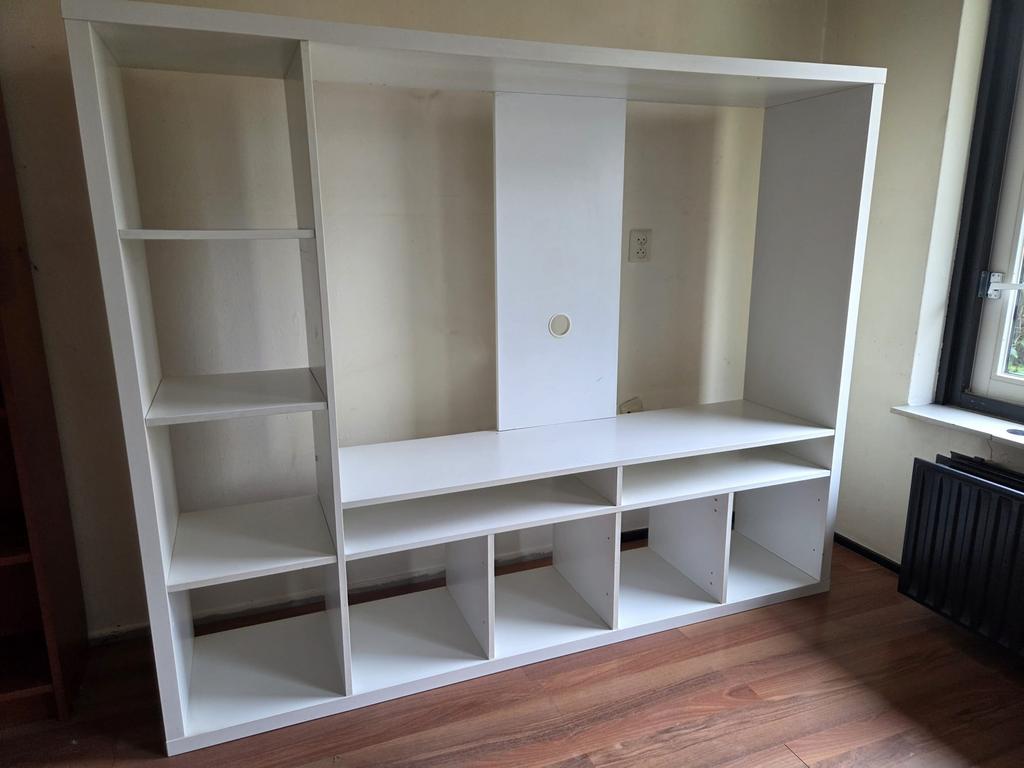 TEAB IKEA LAPPLAND TV-meubel – wit, Ophalen, Zo goed als nieuw, 25 tot 50 cm, Minder dan 100 cm