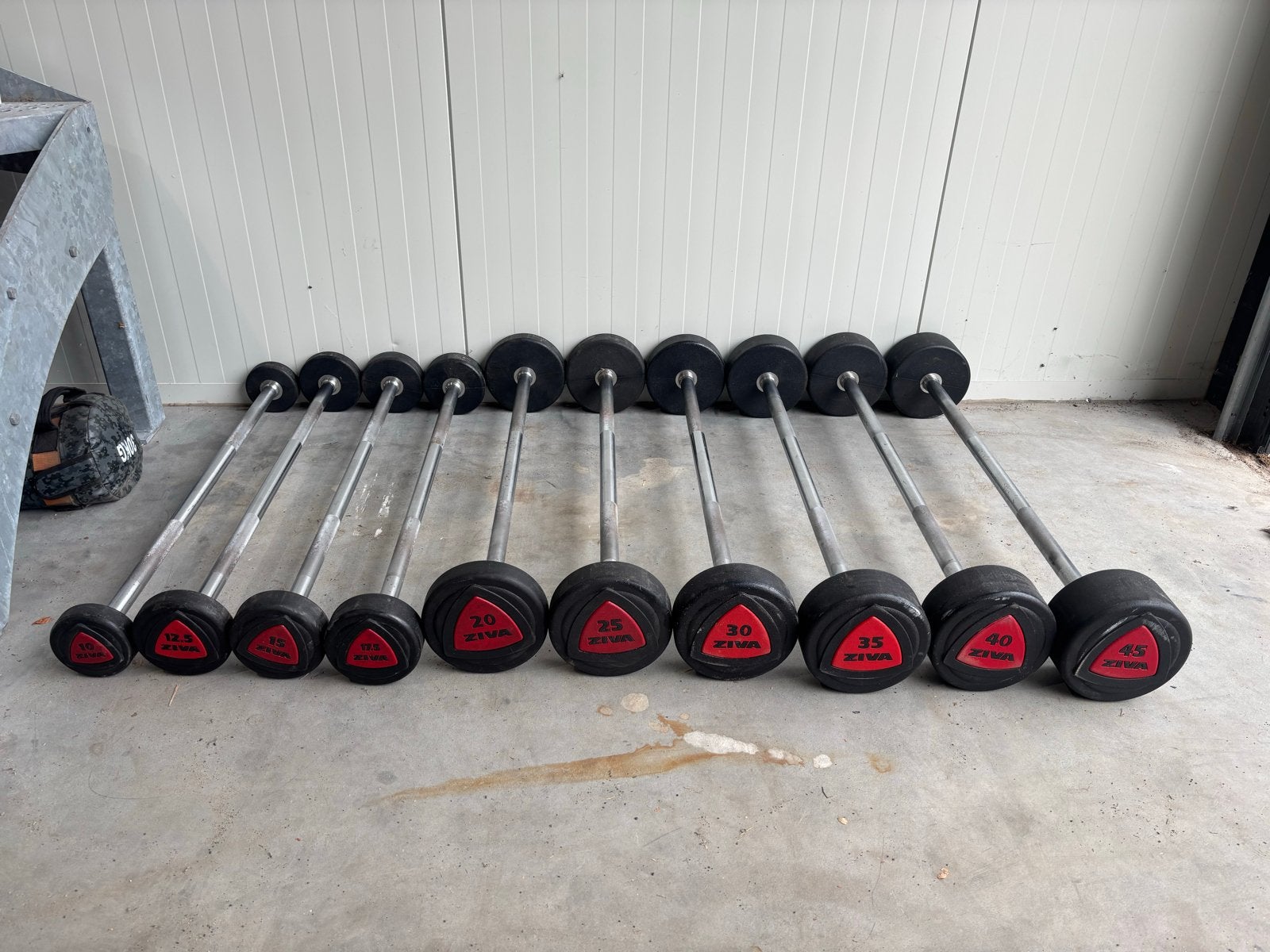 Ziva Straight Barbell Set - Diverse Gewichten, Gebruikt, Ziva, Armen, Ziva