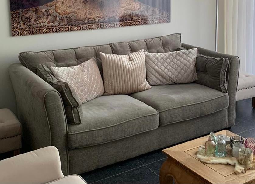 Bank taupe kleur Urban Sofa, Ophalen of Verzenden, Gebruikt
