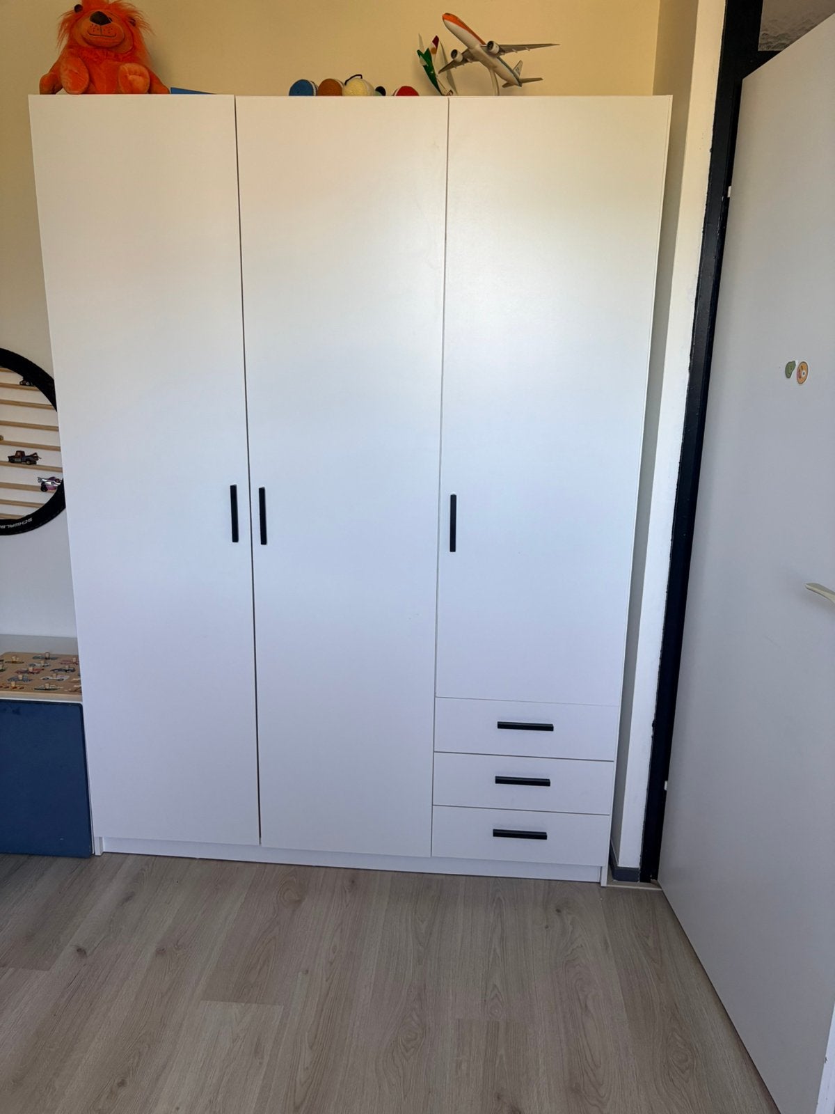 Kledingkast, Huis en Inrichting, Kasten | Kledingkasten, Ophalen, Zo goed als nieuw, 50 tot 75 cm, 150 tot 200 cm