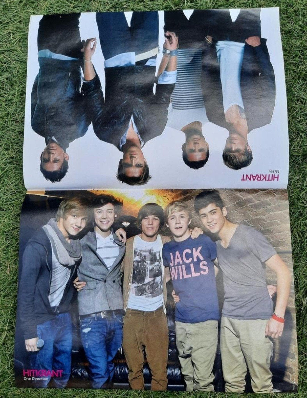 Poster 2x A4 Hitkrant 2010 One Direction McFly Kesha ea, Verzamelen, Ophalen of Verzenden, Gebruikt, A1 t/m A3, Muziek
