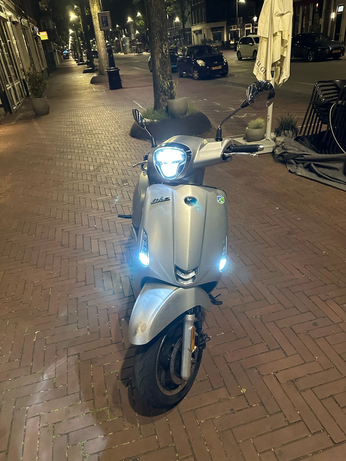 Kymco Like 50cc Scooter - Zilver, Gebruikt, Kymco, Ophalen of Verzenden, Benzine