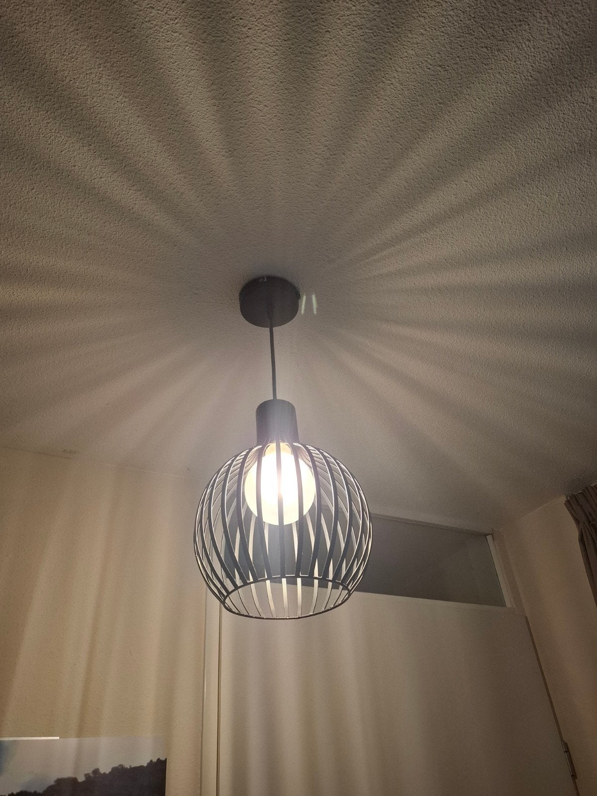 Zwarte hanglamp - deze week ophalen ivm verhuizing, Ophalen