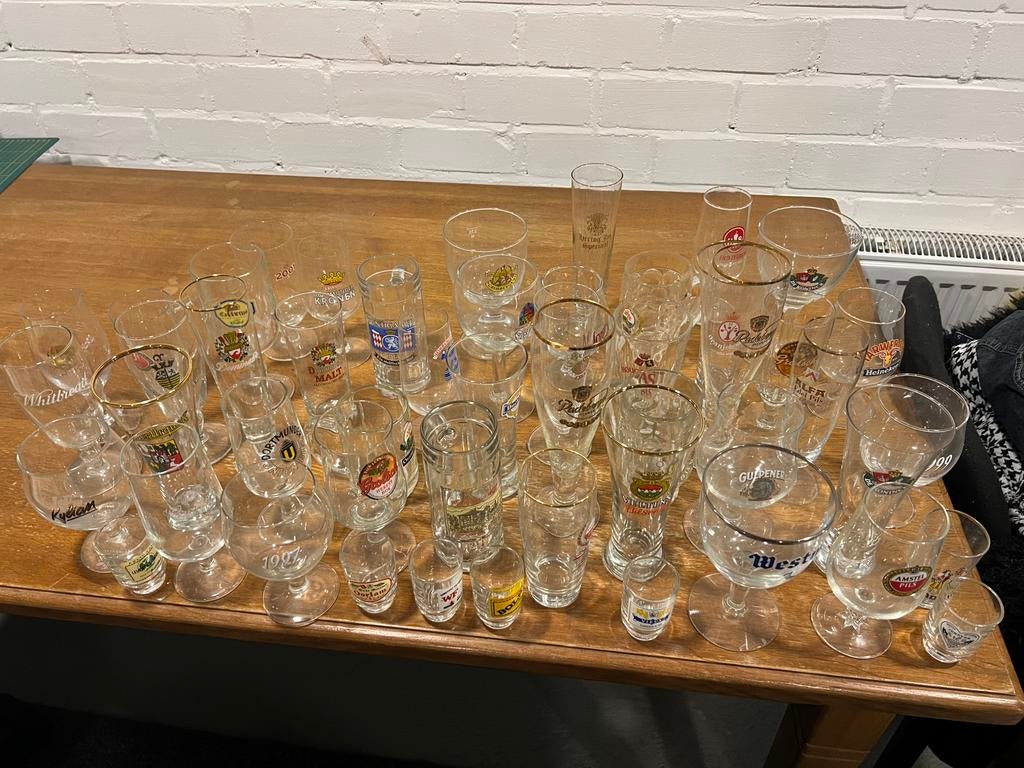 Bierglazen, Ophalen of Verzenden, Zo goed als nieuw, Glas of Glazen, Overige merken