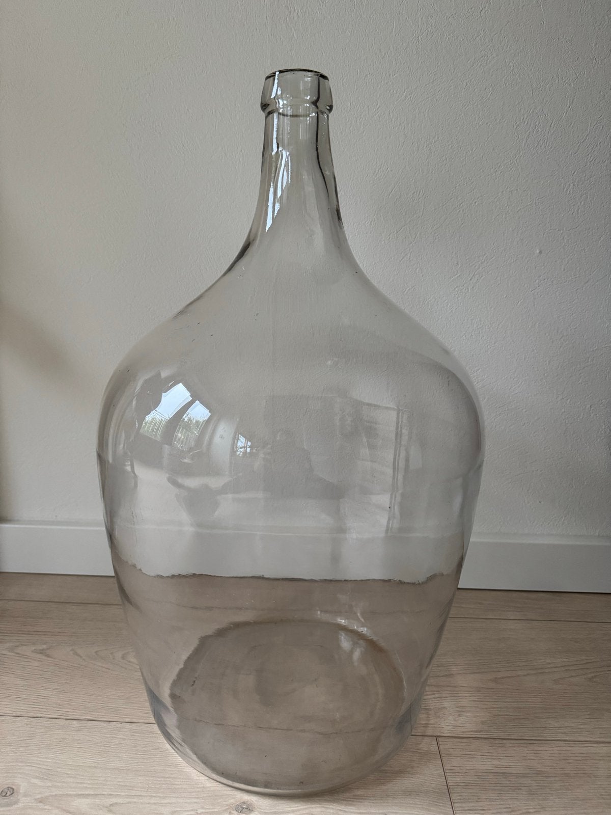 Grote glazen fles, 56 cm hoog, Ophalen, Overige kleuren, 56 cm, Glas