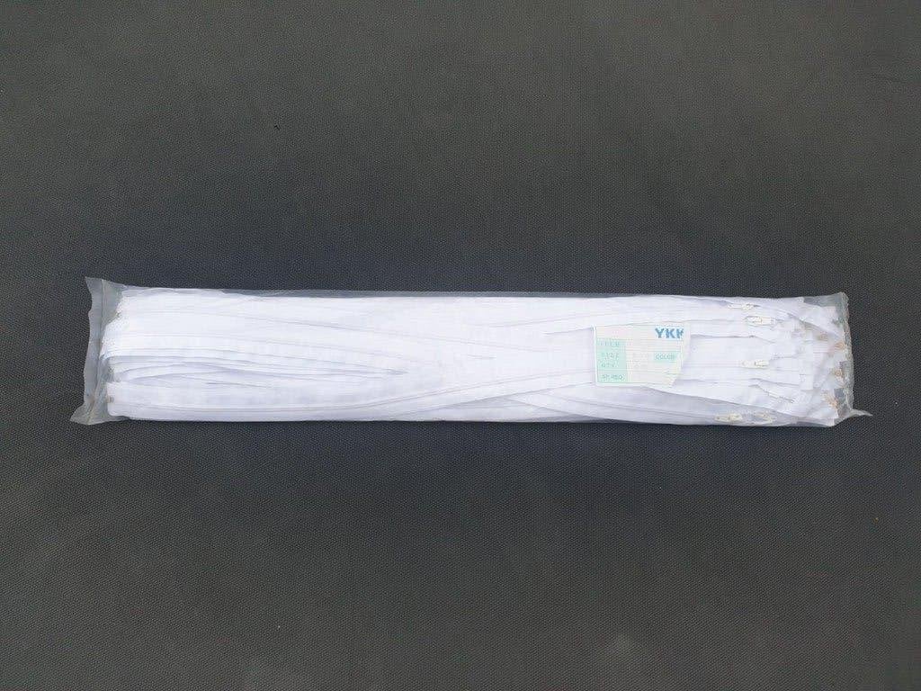 NIEUW Ongeopende zak met 50 witte YKK ritsen (lengte 70 cm), Ophalen of Verzenden, Nieuw, Rits of Sluiting