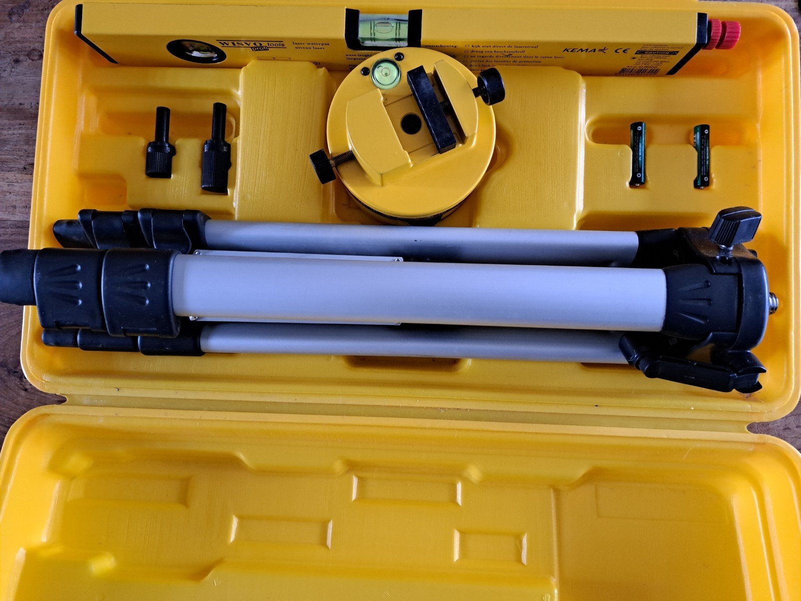 WISVO profi tools  Laser waterpasset, Ophalen of Verzenden, Nieuw, Afstand
