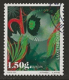 Luxemburg 106, mythe CEPT, Verzenden, Luxemburg, Gestempeld
