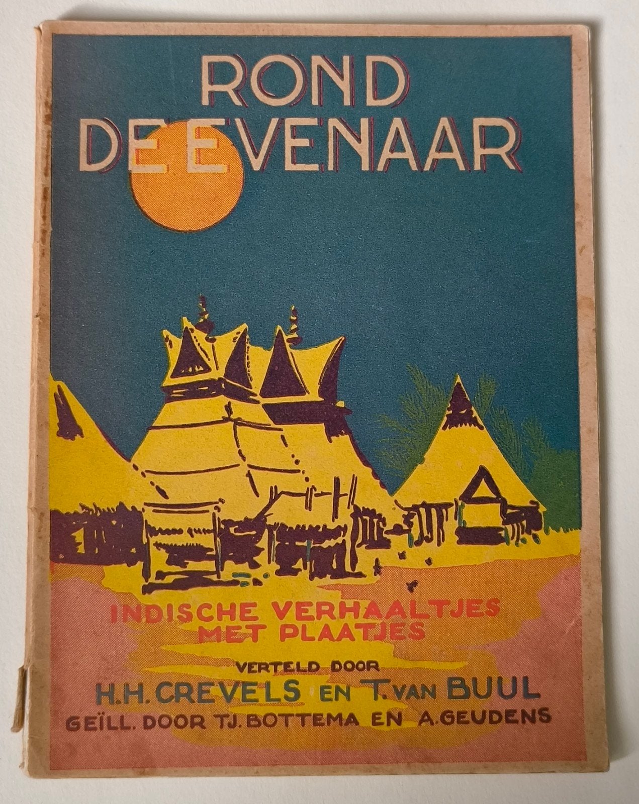 Rond de Evenaar - Indische verhaaltjes met plaatjes, Ophalen of Verzenden, Gelezen, Sprookjes