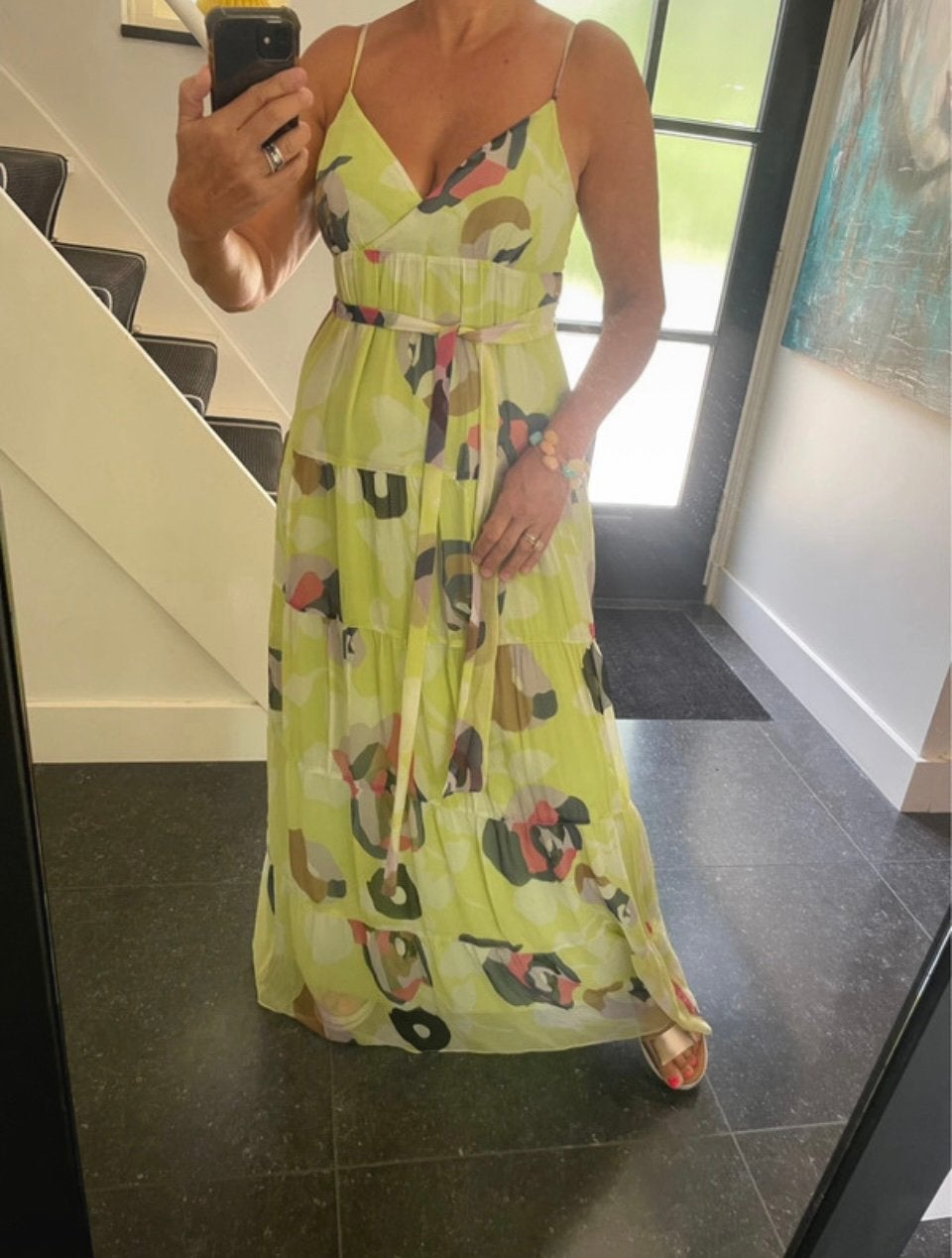 Essentiel Antwerp, 100% zijde, super mooie zomerjurk, SML, Kleding | Dames, Maat 38/40 (M), Meerkleurig, Nieuw, Ophalen of Verzenden