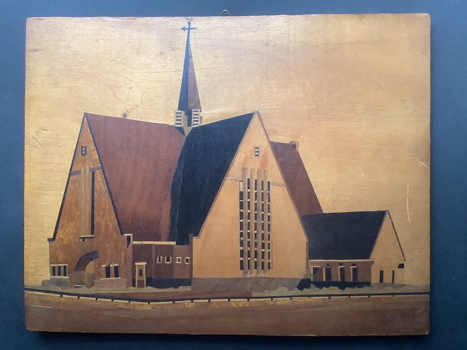 Salemkerk, kerk, Lisse, Holland, schilderij, mozaiek, hout, Ophalen of Verzenden