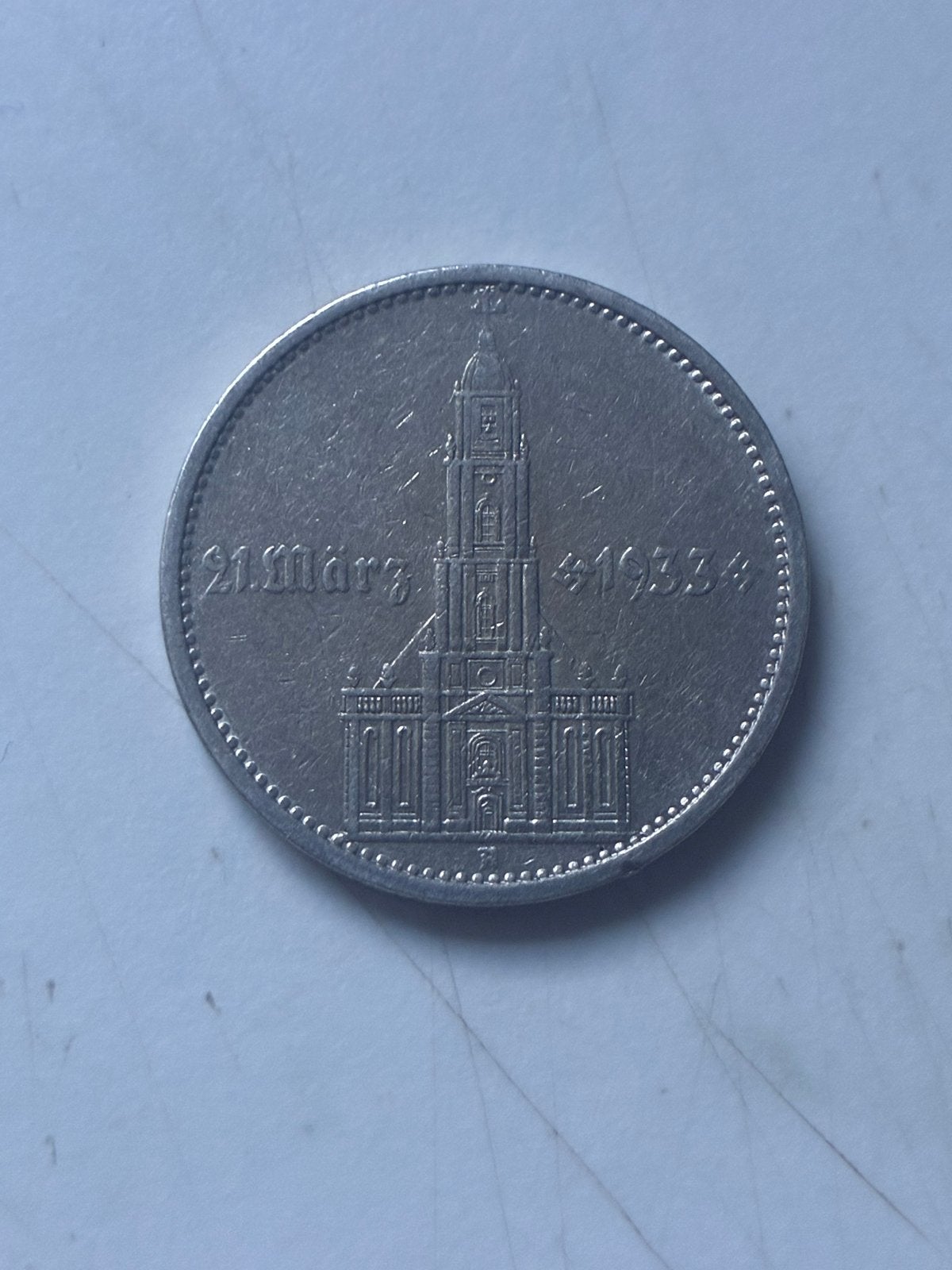 5 Reichsmark 1934 Duitsland - Zilveren munt, Ophalen of Verzenden, Duitsland, Losse munt, Zilver