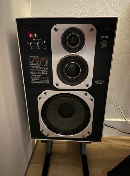 Philips MFB22-AH587 speakers + Philips 22-AH762 receiver, Ophalen, Stereo speakers, Philips, Zo goed als nieuw