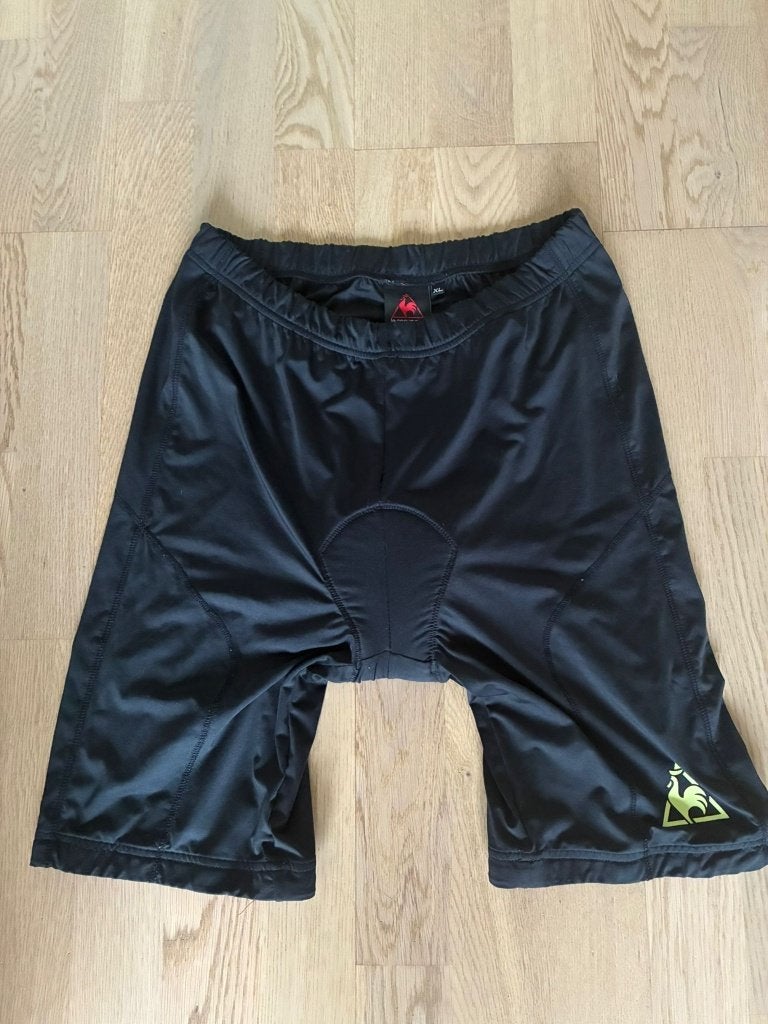 Le Coq Sportif heren wielrenbroek met zeem (maat XL), Ophalen, Overige typen, Maat 56/58 (XL), Zo goed als nieuw