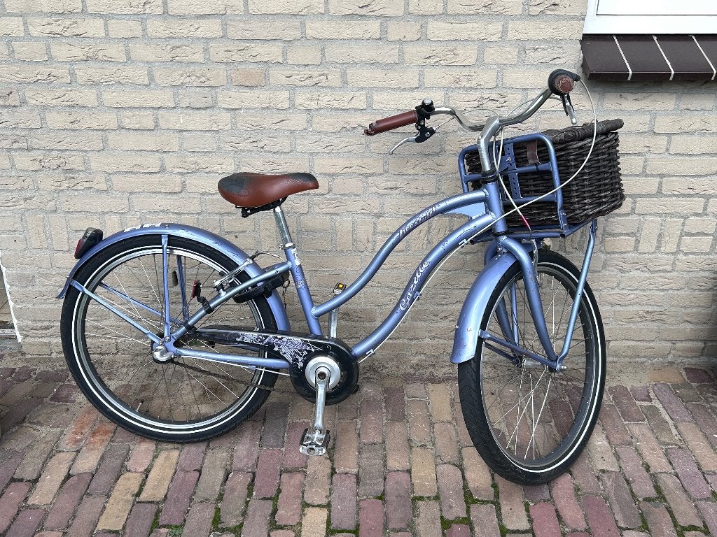 Kinderfiets 24 inch, Ophalen, 20 inch of meer, Gebruikt, Velgrem