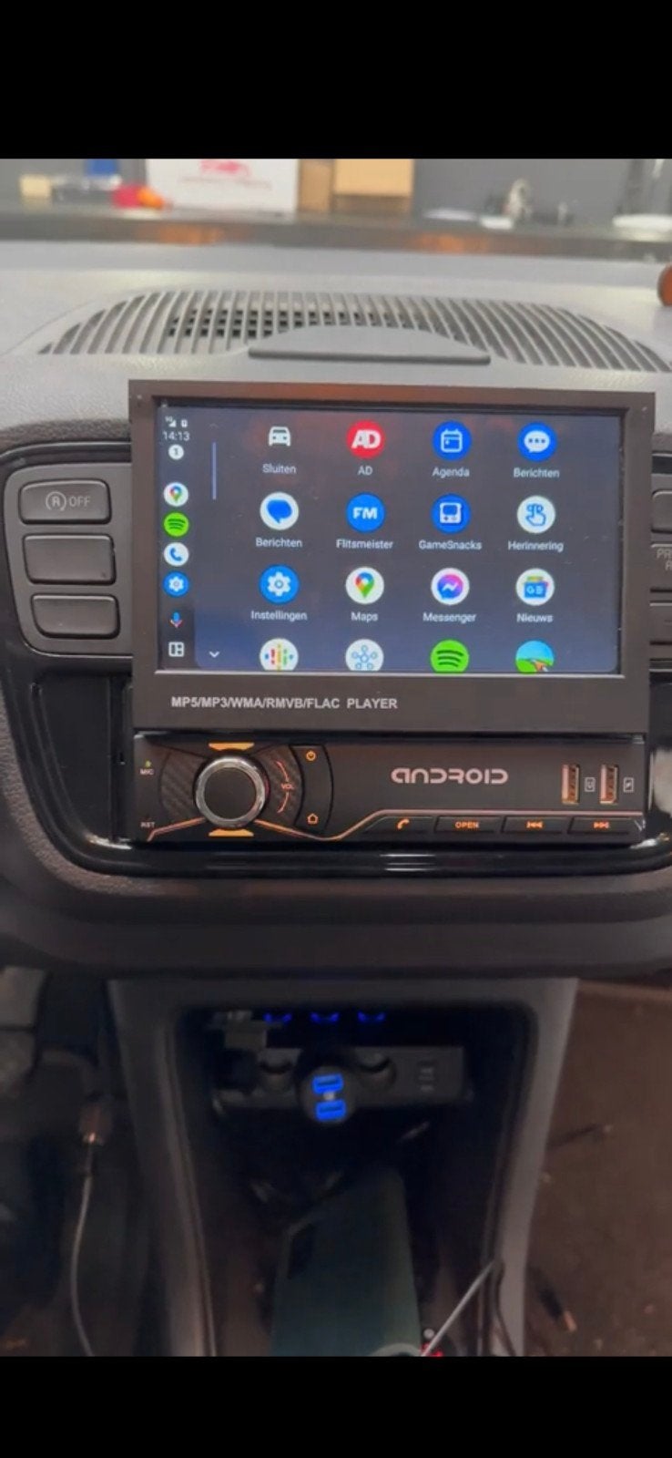 Android 10 CarPlay Radio 7 inch VW Up/Seat Mii/Skoda Citigo, Ophalen of Verzenden, Gebruikt