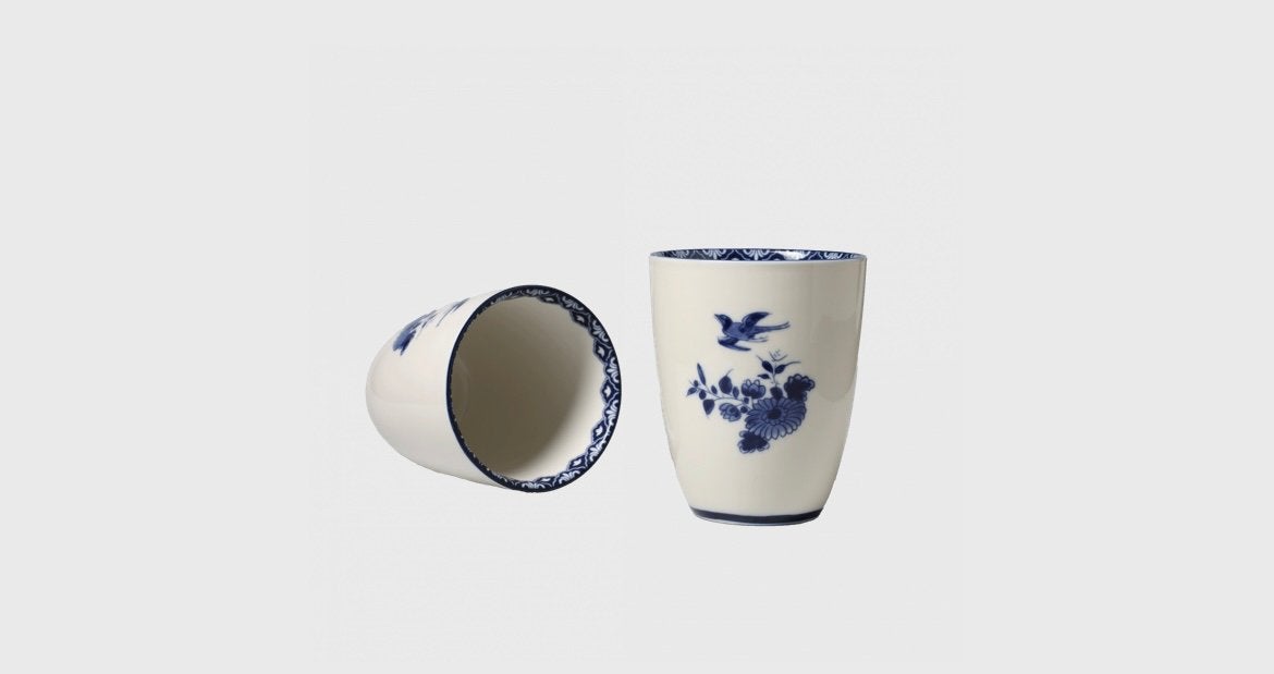 Twee delftsblauwe mokken Rijksmuseum, Ophalen, Mok, Zo goed als nieuw, Delftsblauw