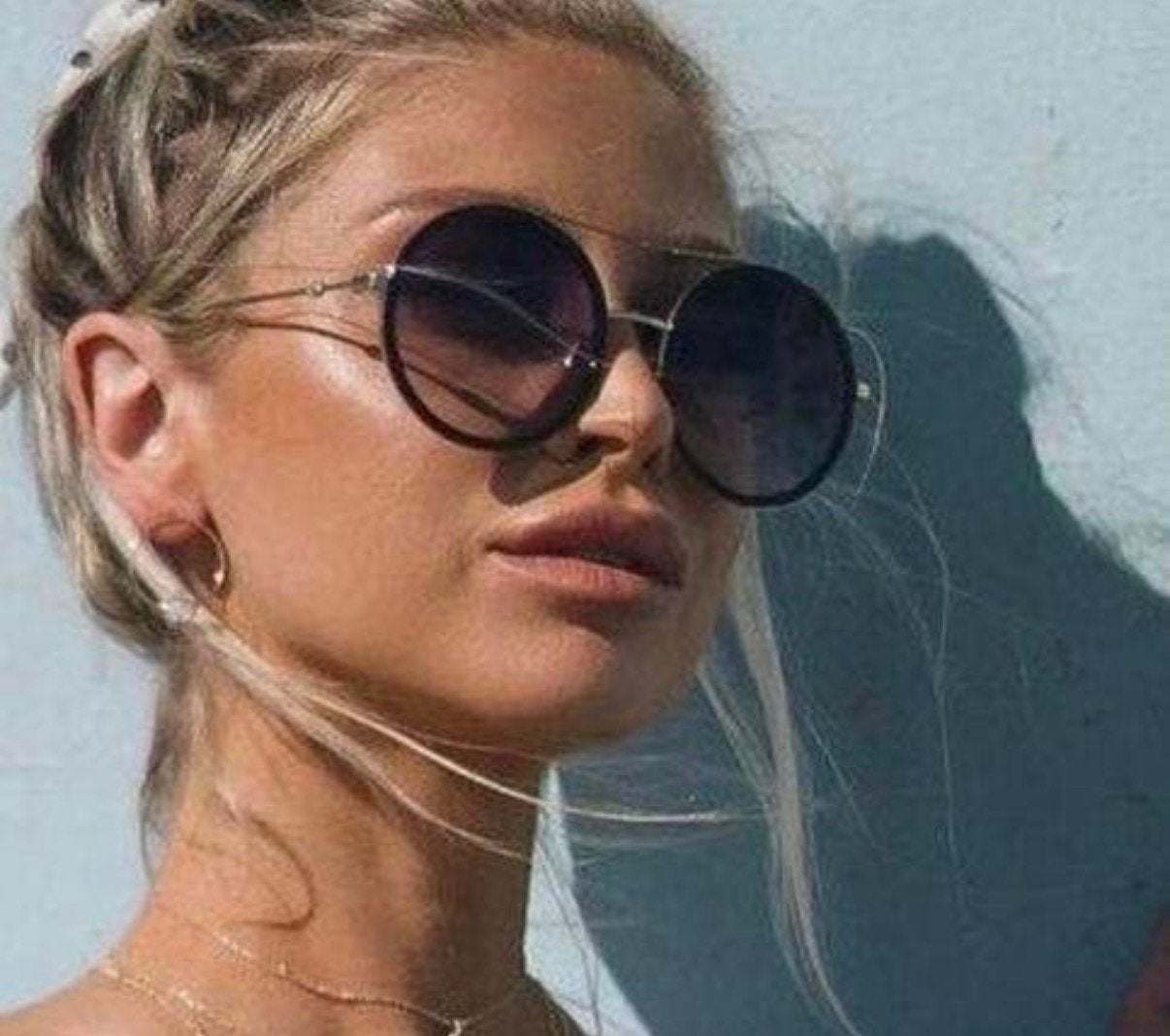 Gucci Zonnebril GG0061S Zwart met Goud, Overige merken, Zonnebril, Zwart, Ophalen of Verzenden