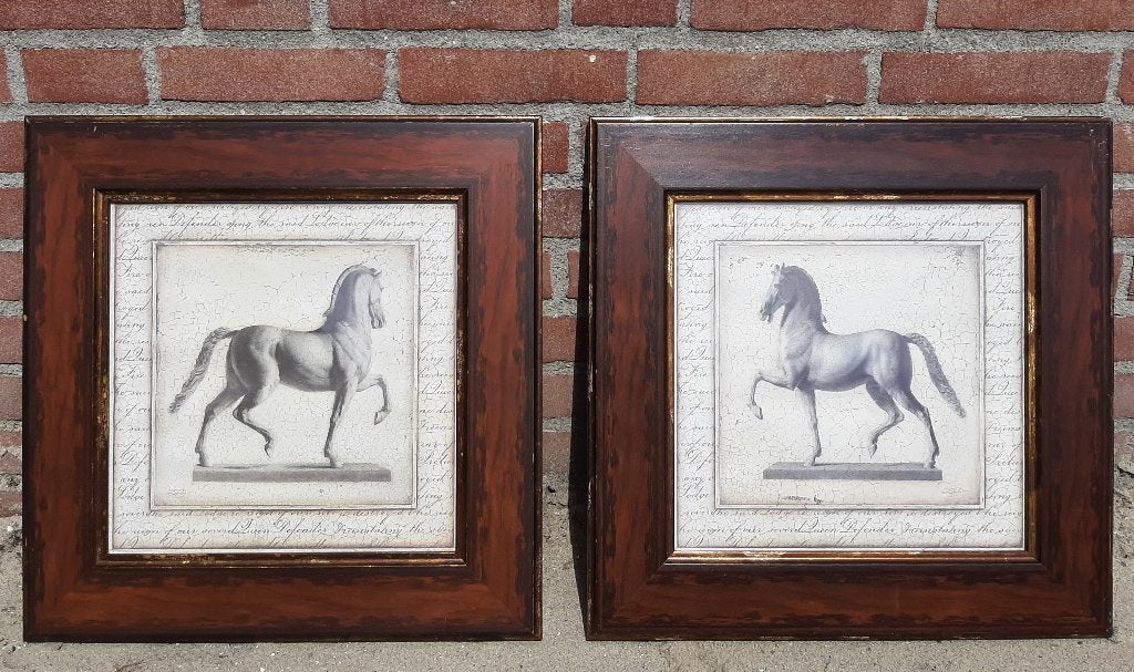 Set van twee wanddecoraties. per stuk: 47,2 x 47,2 cm., Gebruikt, Onbekend, Decoratieobject, Ophalen of Verzenden
