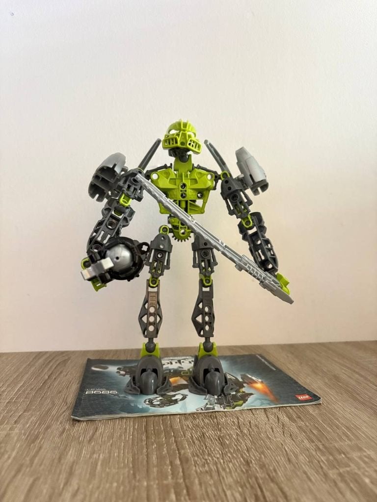 Lego Bionicle 8686 Toa Lewa, Inclusief instructies, Bionicle, Lego, Ophalen of Verzenden