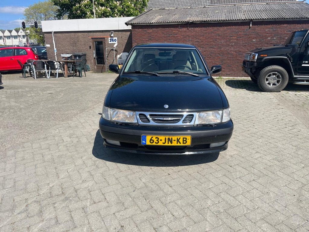 Saab 9-3 2.0t ecc elec ramen lm velgen (bj 2002), Auto's, Saab, Voorwielaandrijving, Stof, Beige, 4 cilinders